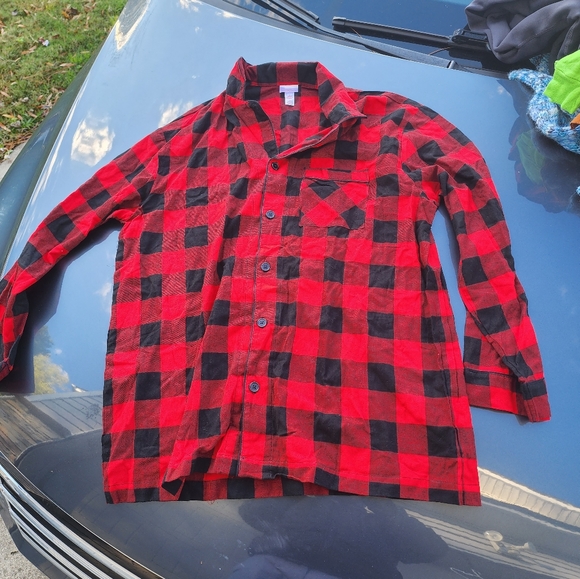 Wondershop Other - NWOT ... Men's Holiday Buffalo Check Plaid Flannel Pajama Top shirt - Wondershop